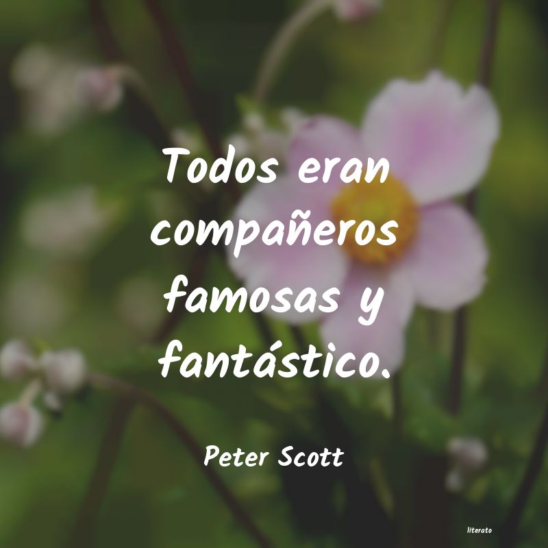 Frases de Peter Scott