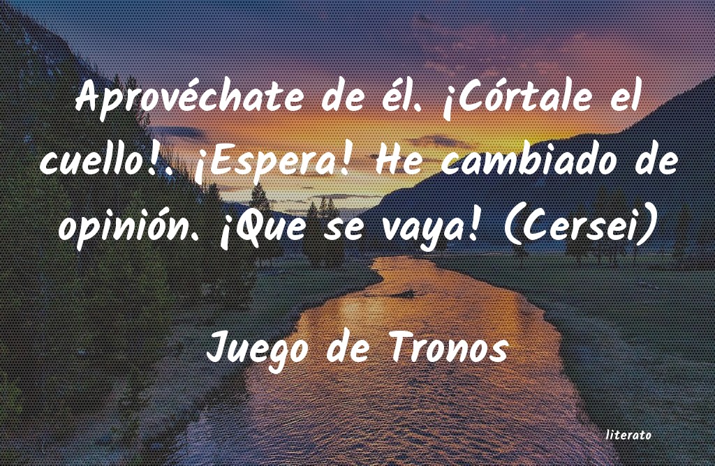 frases de Juego de Tronos