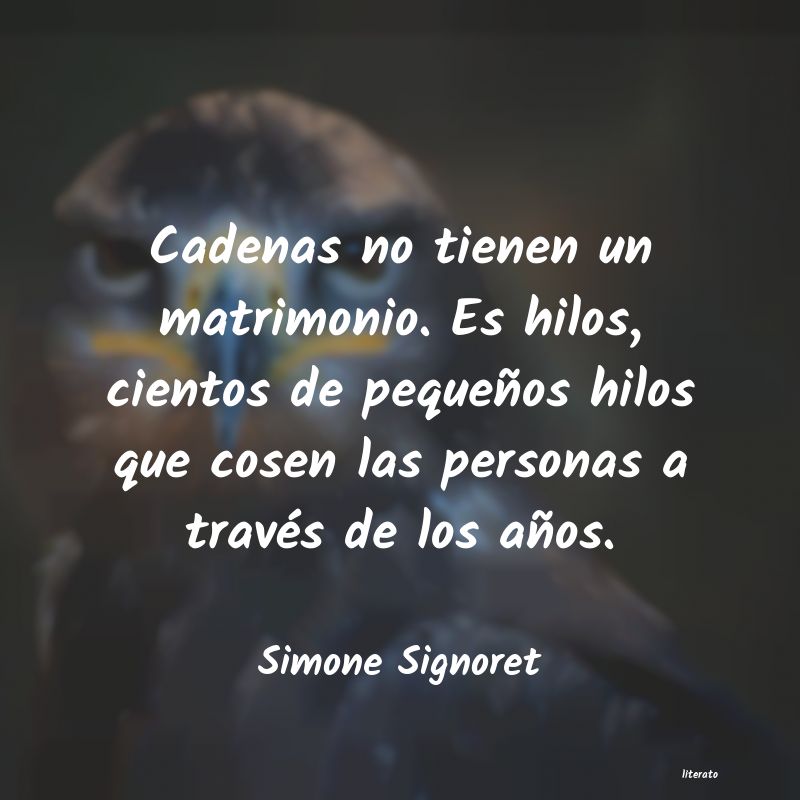 frases de Simone Signoret