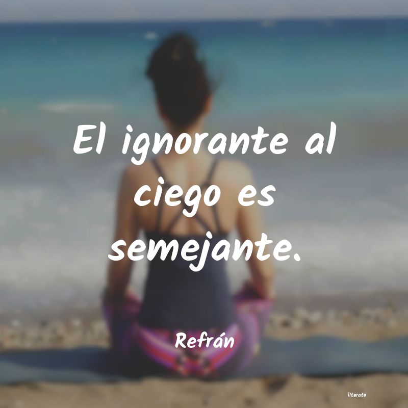 frases de Refrán