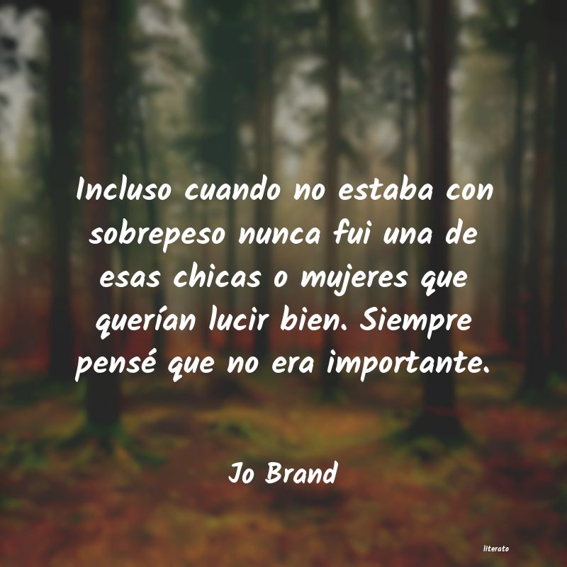 Frases de Jo Brand