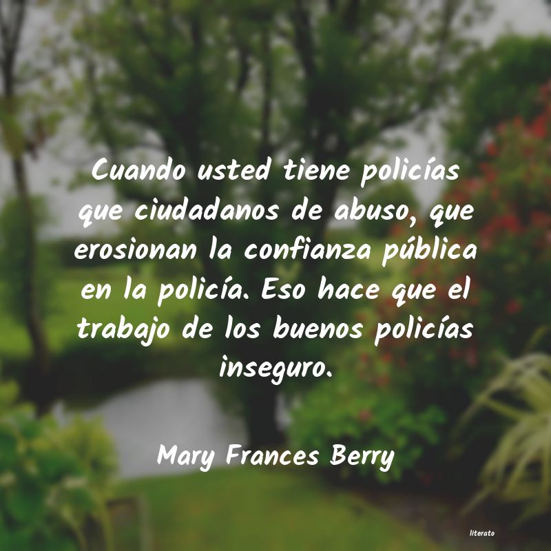 Frases de Mary Frances Berry