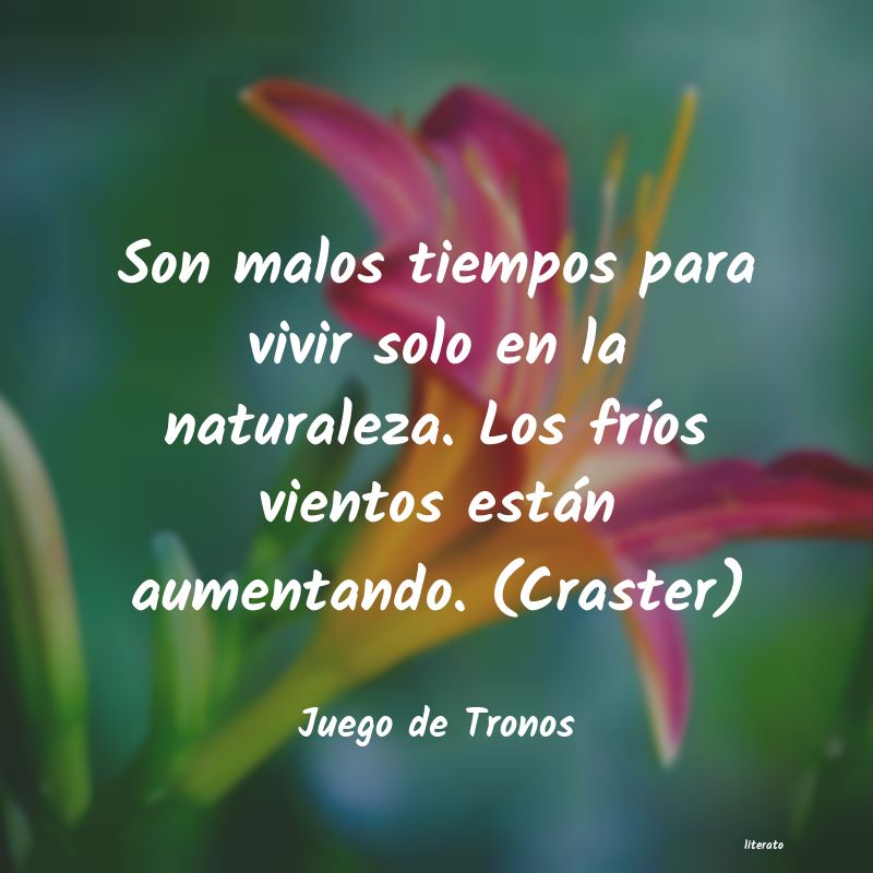 frases de Juego de Tronos