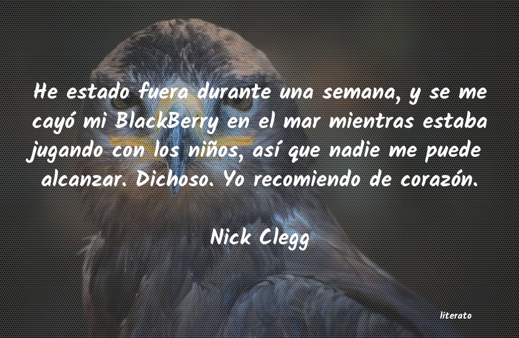 frases de Nick Clegg