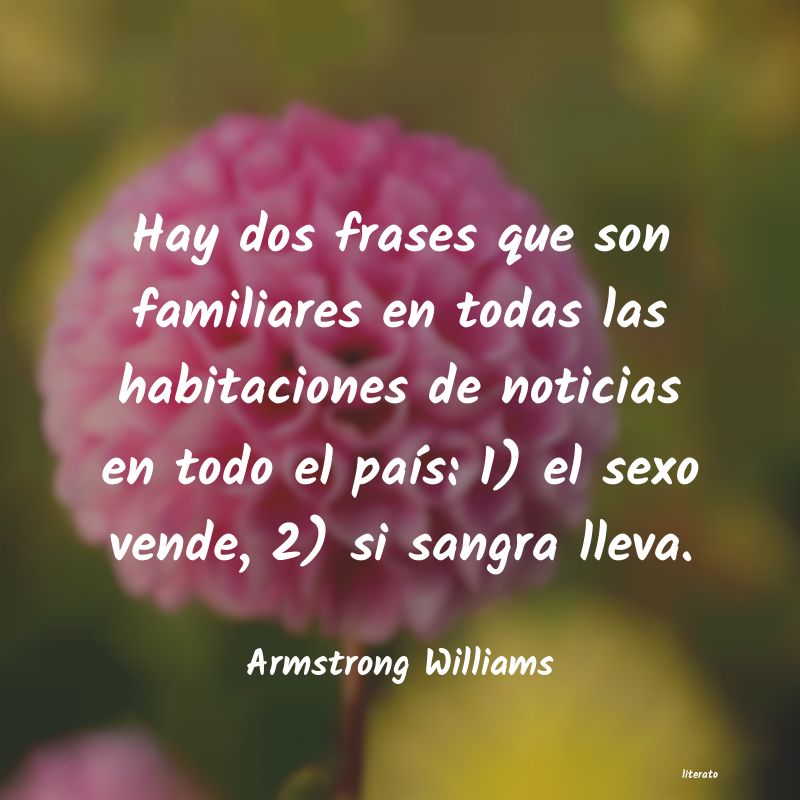 frases de Armstrong Williams