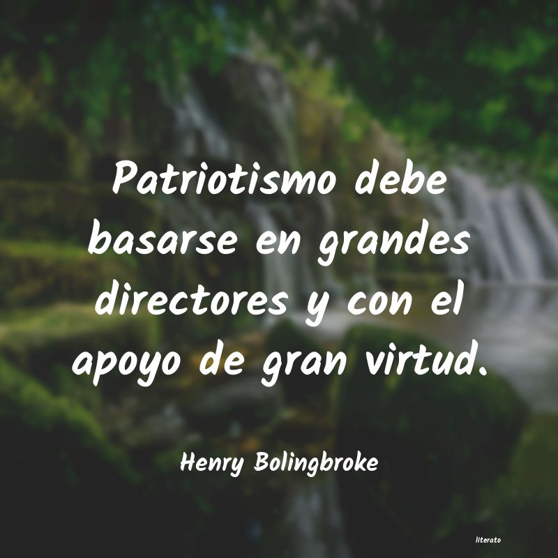 Frases de Henry Bolingbroke