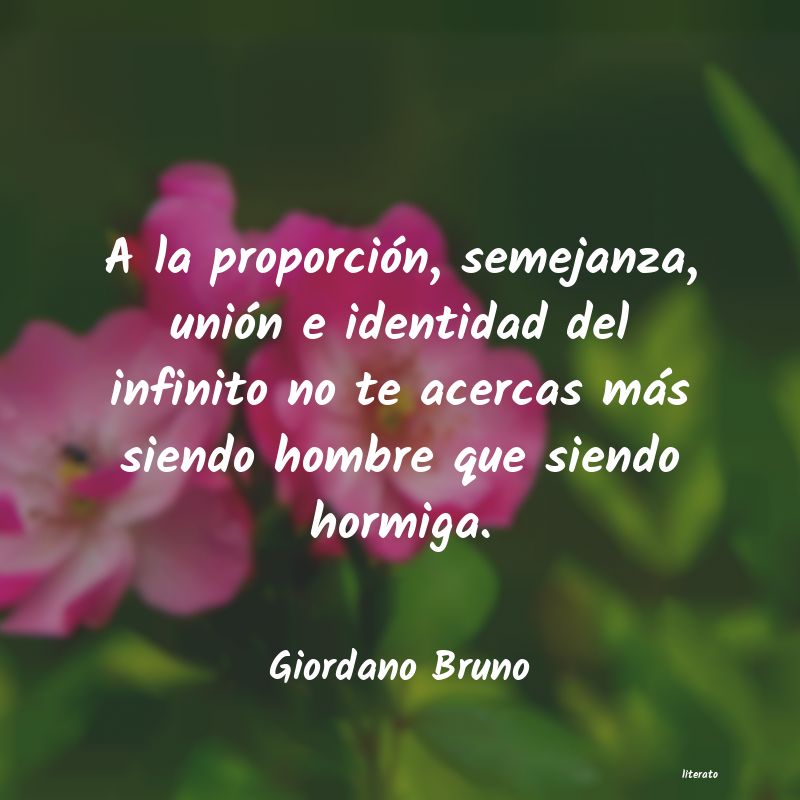 Frases de Giordano Bruno