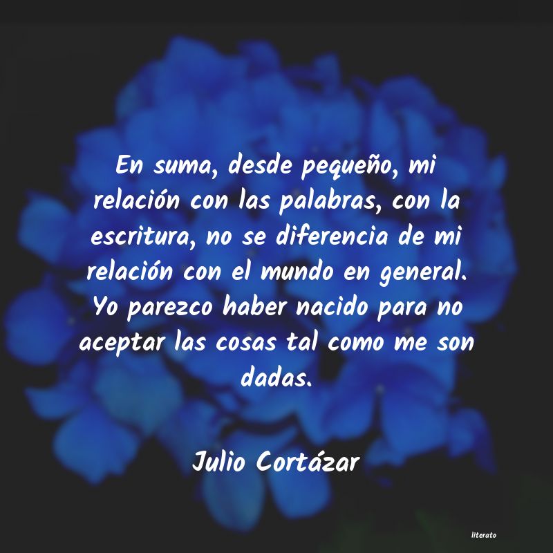 frases de Julio Cortázar