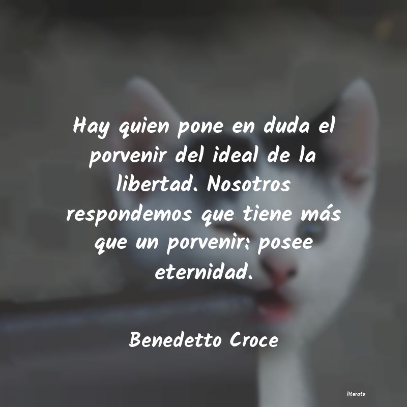 frases de Benedetto Croce
