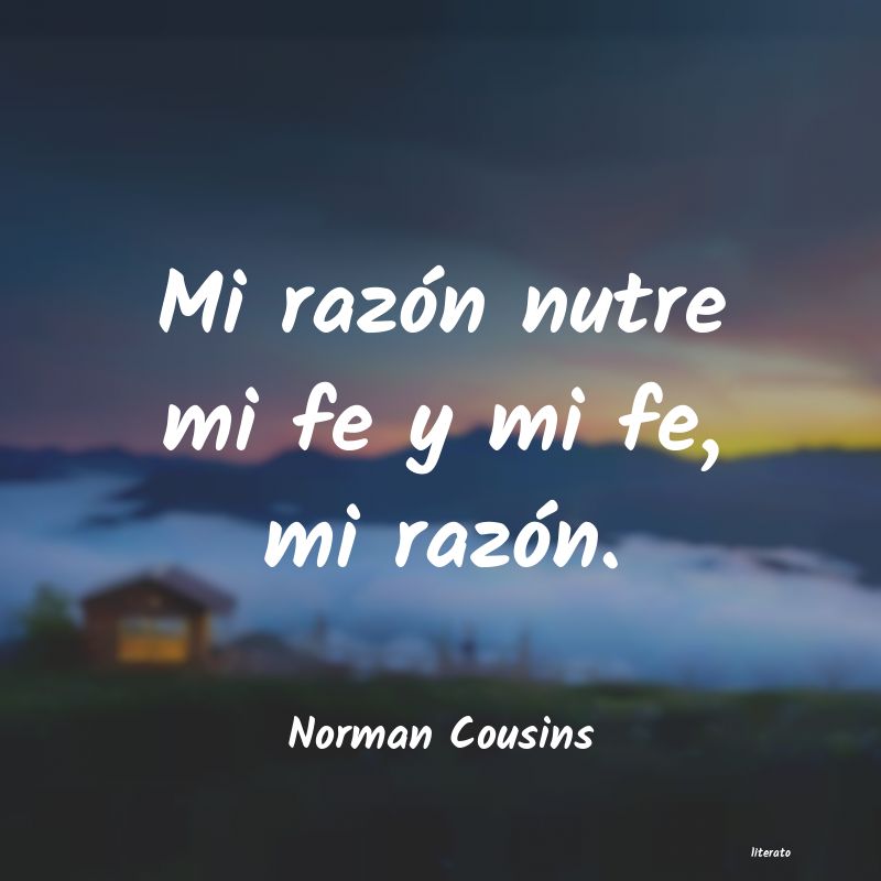 frases de Norman Cousins