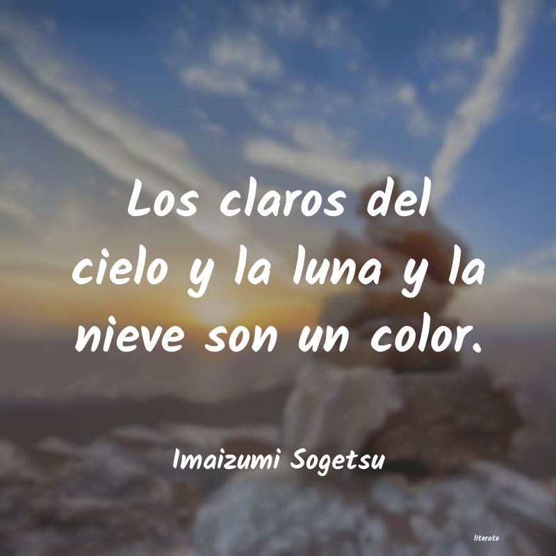 frases de Imaizumi Sogetsu