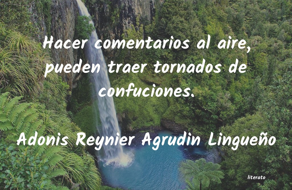 Frases de Adonis Reynier Agrudin Lingueño