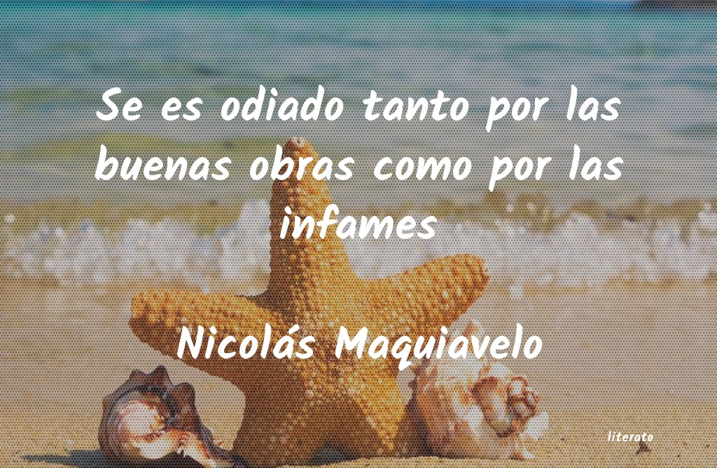 frases de Nicolás Maquiavelo