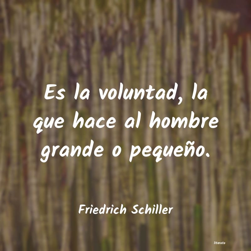 frases de Friedrich Schiller