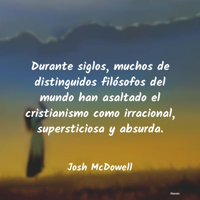 Frases de Josh McDowell