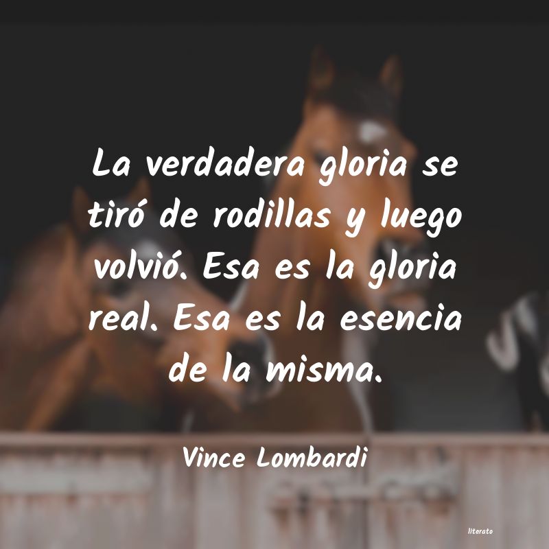 frases de Vince Lombardi