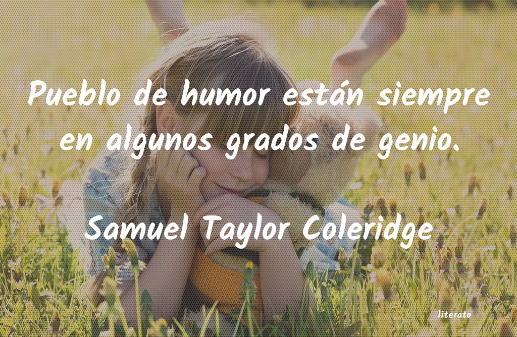 frases de Samuel Taylor Coleridge