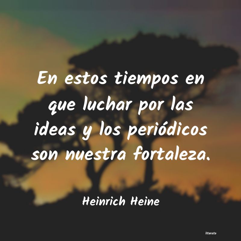 frases de Heinrich Heine