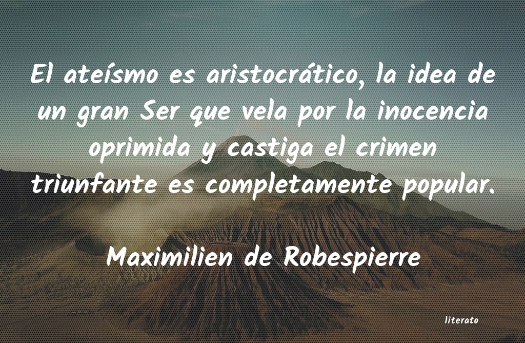 frases de Maximilien de Robespierre