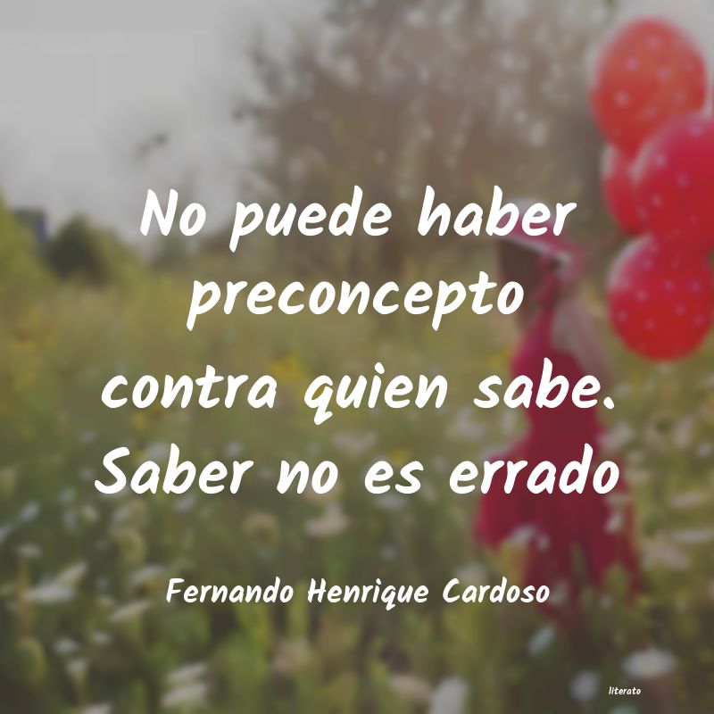 frases de Fernando Henrique Cardoso