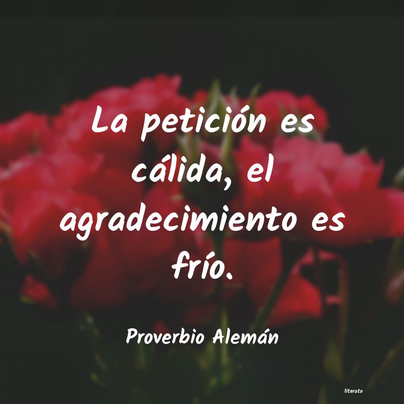 Frases de Proverbio Alemán