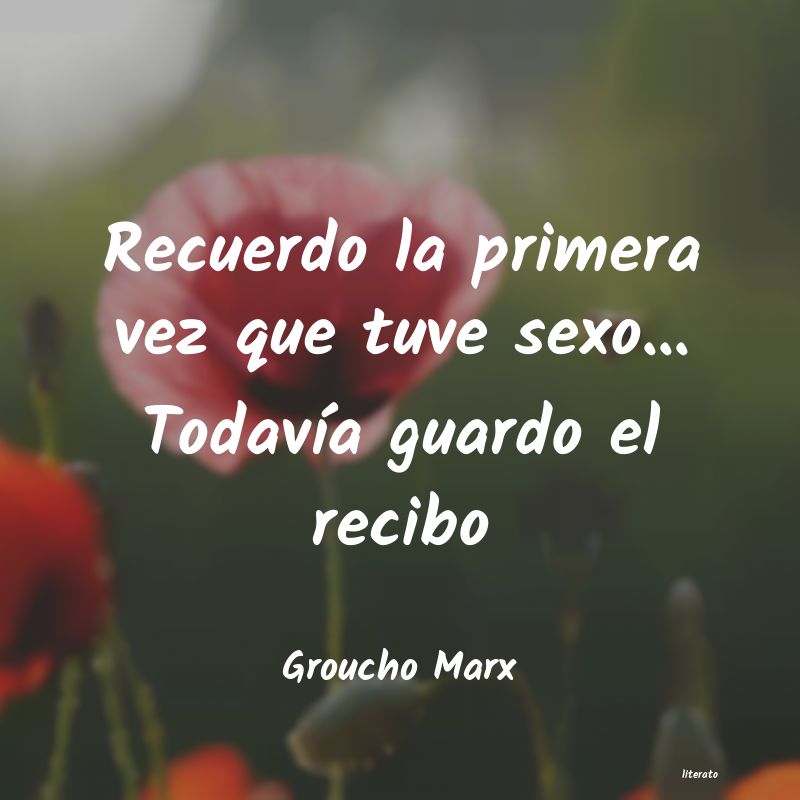 Frases de Groucho Marx