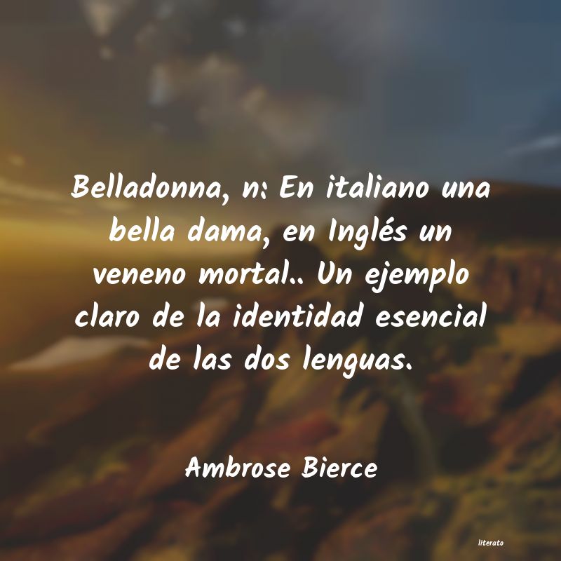 Frases de Ambrose Bierce