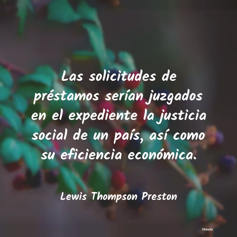 frases de Lewis Thompson Preston