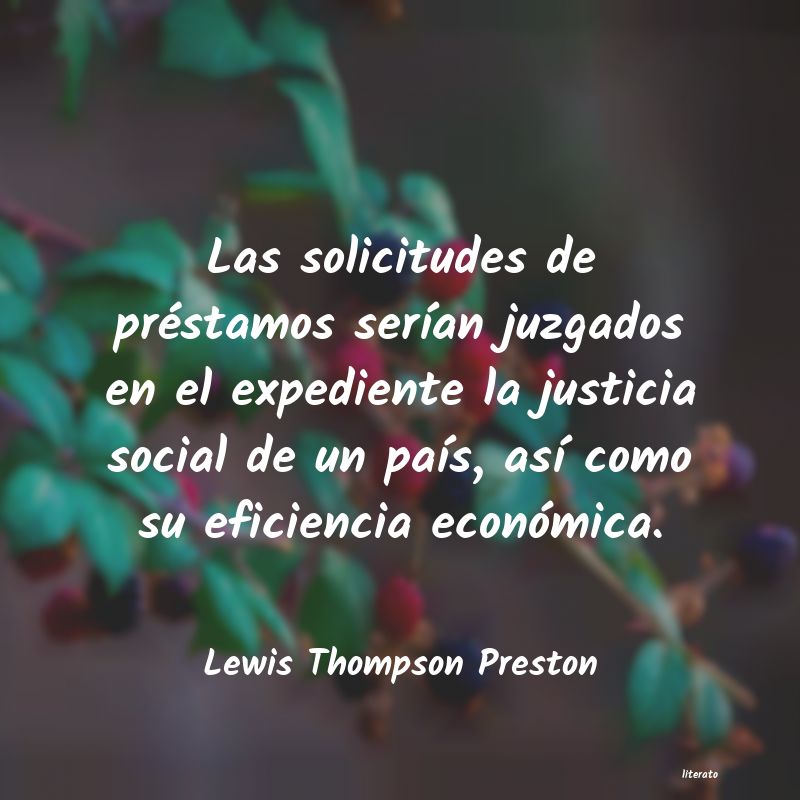 Frases de Lewis Thompson Preston