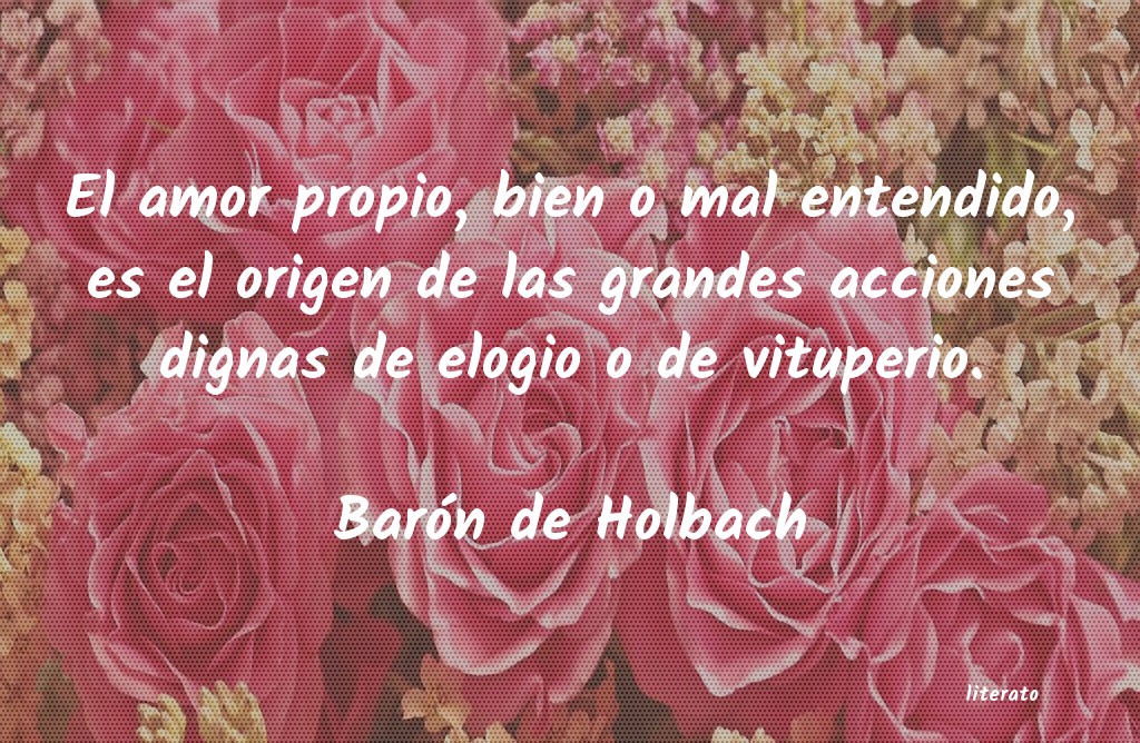 Frases de Barón de Holbach