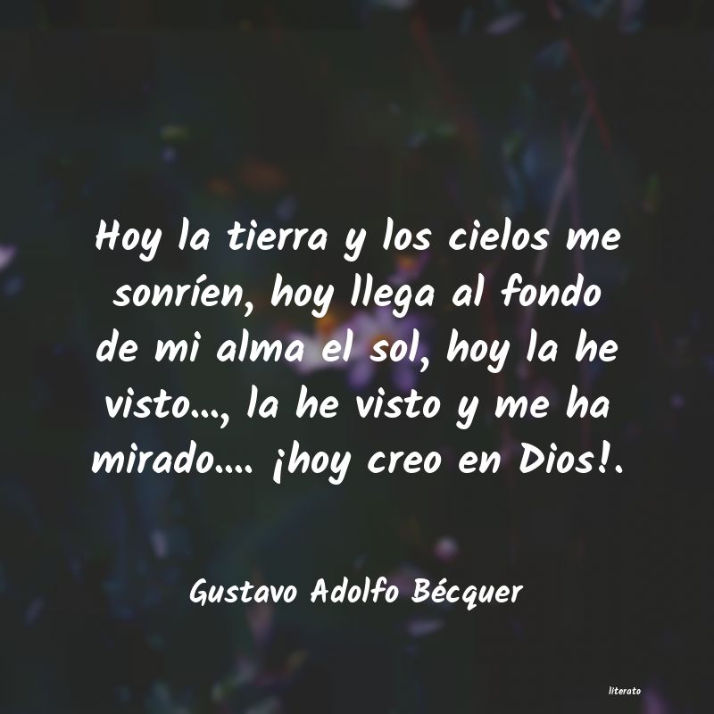 Frases de Gustavo Adolfo Bécquer