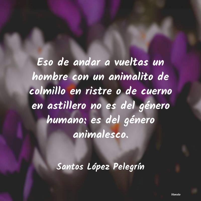 frases de Santos López PelegrÃn