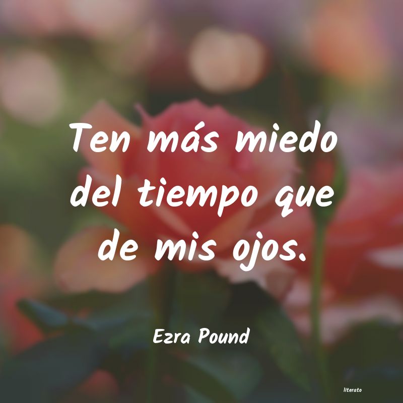 Frases de Ezra Pound