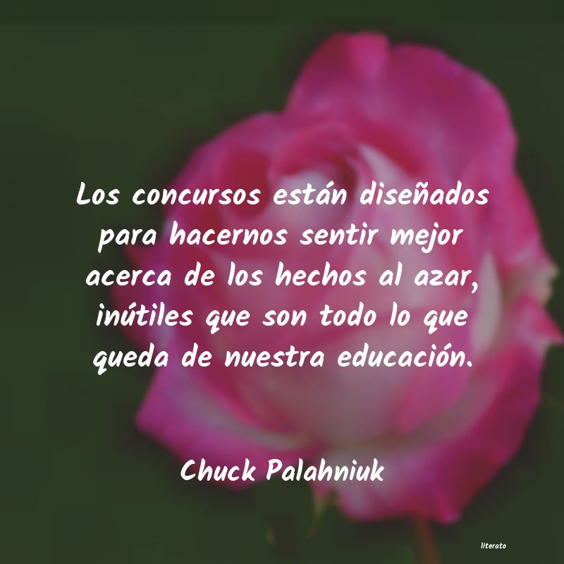 Frases de Chuck Palahniuk