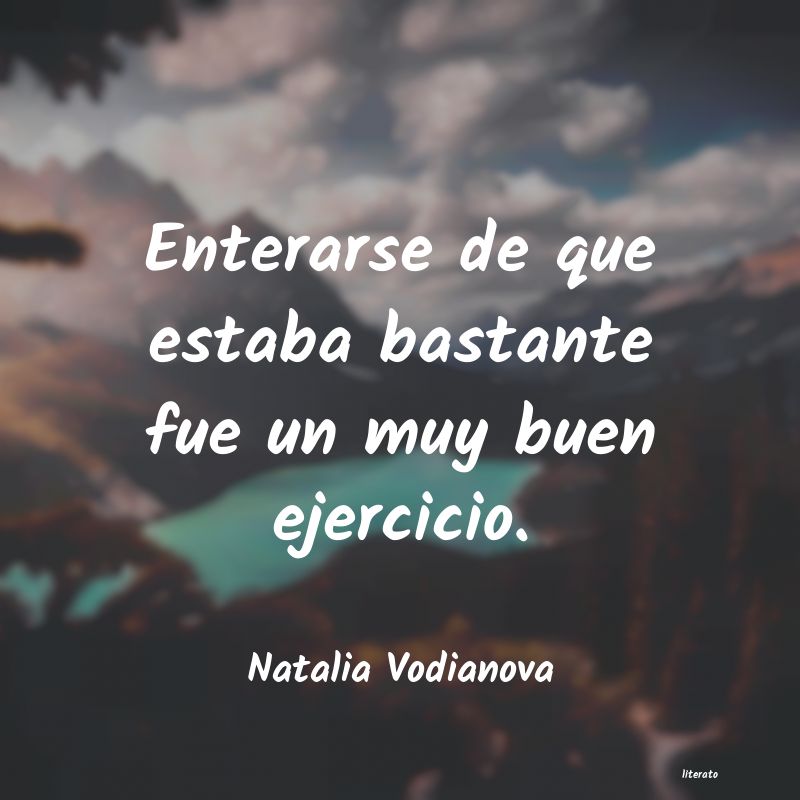 Frases de Natalia Vodianova