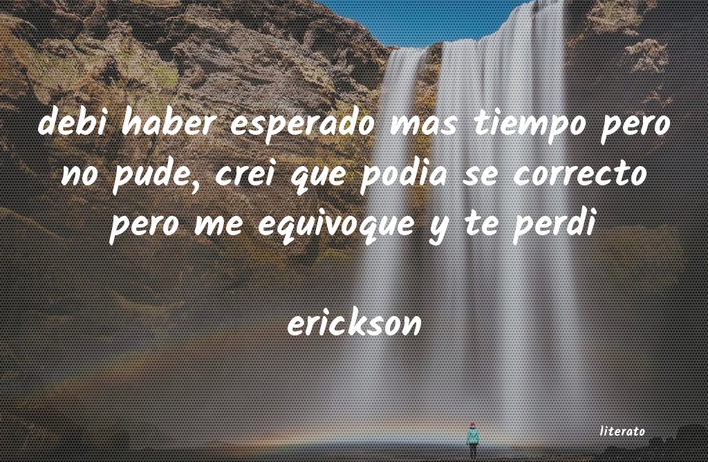 Frases de erickson