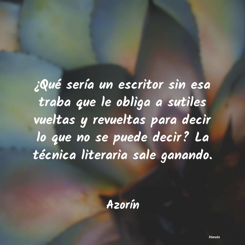 Frases de Azorín