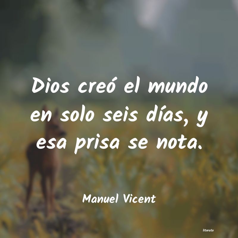 Frases de Manuel Vicent