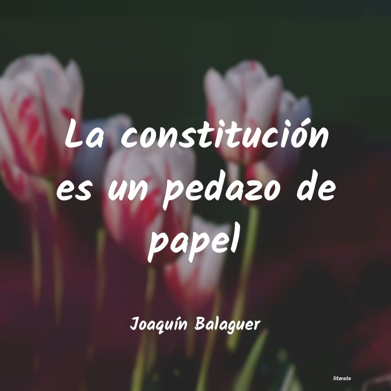 frases de JoaquÃn Balaguer