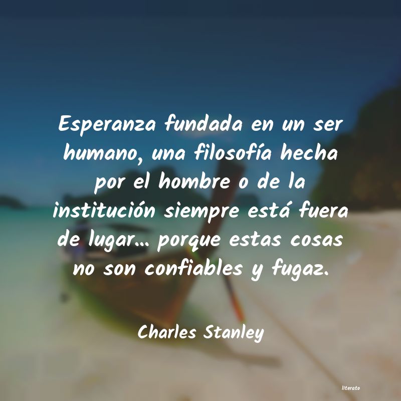 frases de Charles Stanley