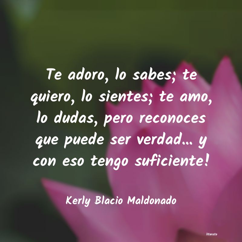 frases de Kerly Blacio Maldonado