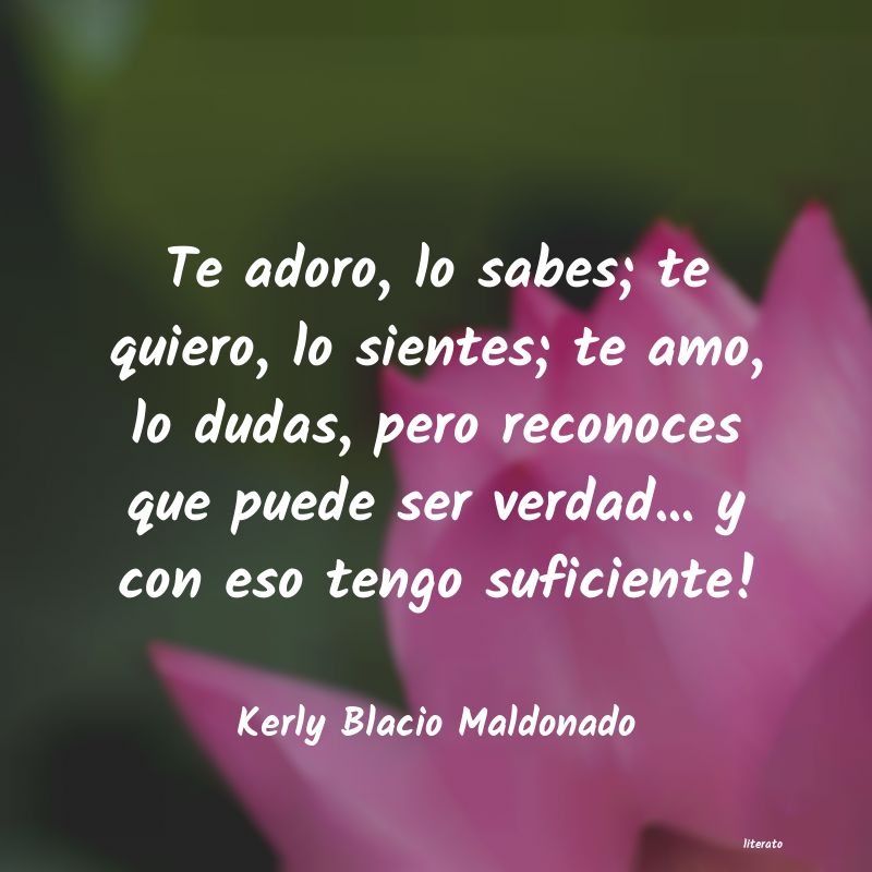 Frases de Kerly Blacio Maldonado