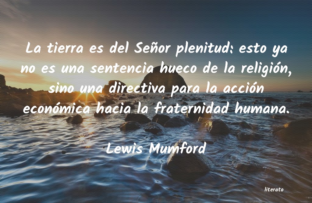 Frases de Lewis Mumford