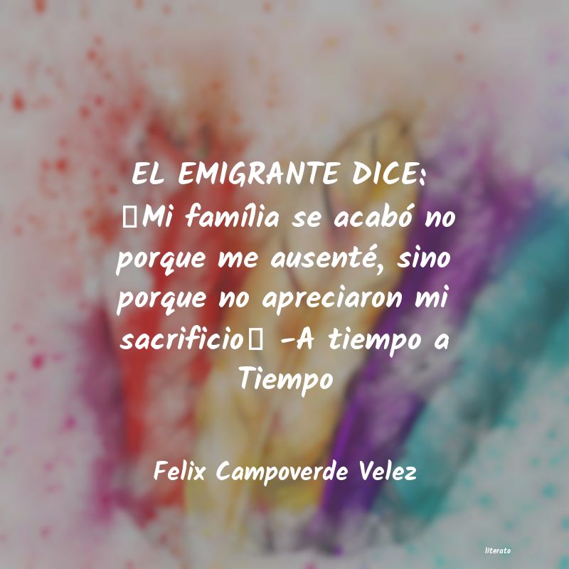 frases de Felix Campoverde Velez