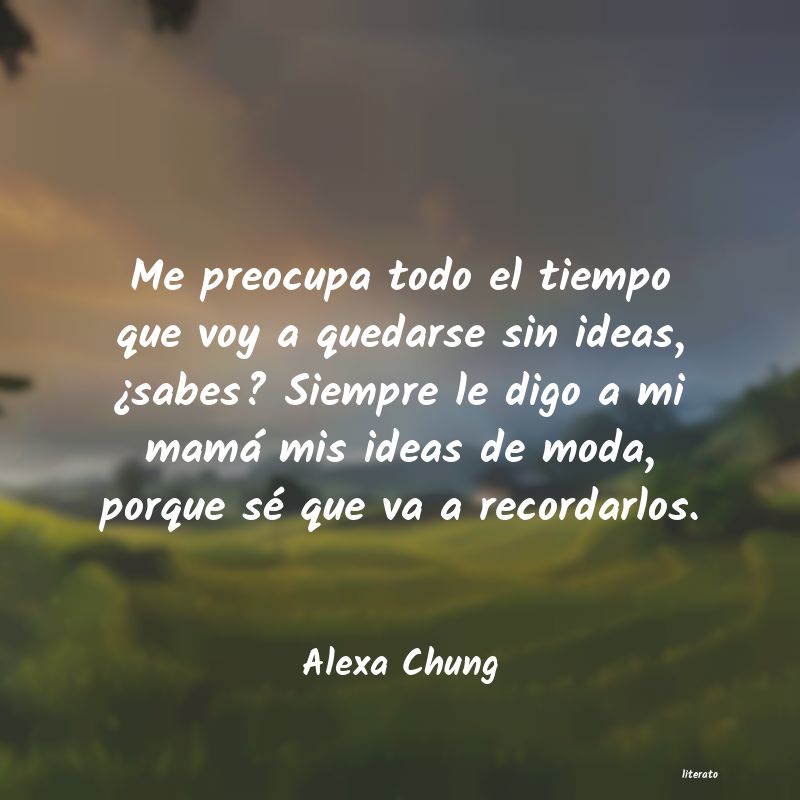 Frases de Alexa Chung