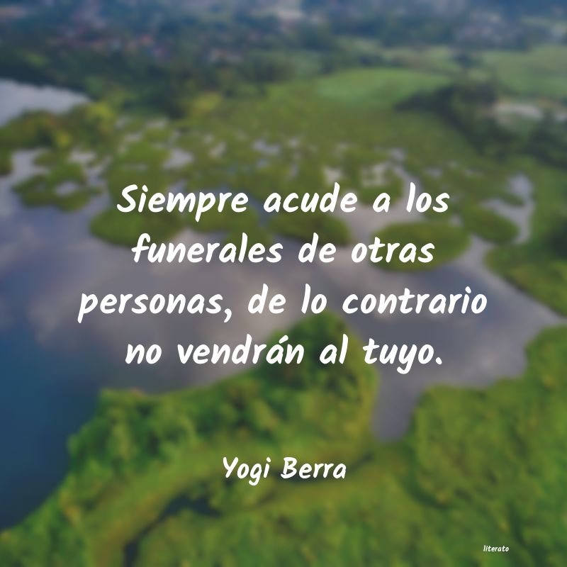 Frases de Yogi Berra