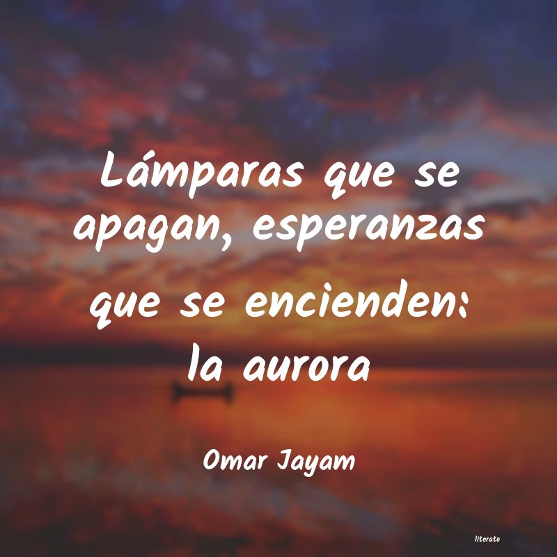 Frases de Omar Jayam