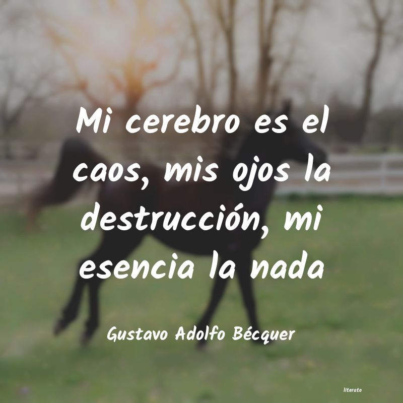 Frases de Gustavo Adolfo Bécquer