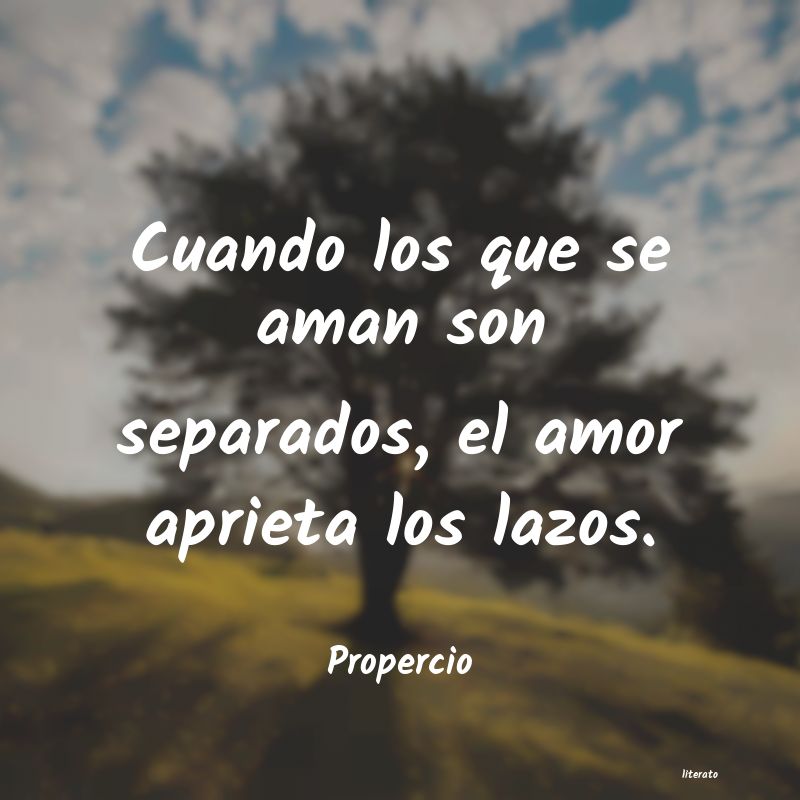 Frases de Propercio