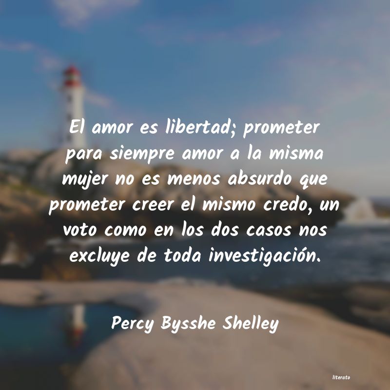 Frases de Percy Bysshe Shelley